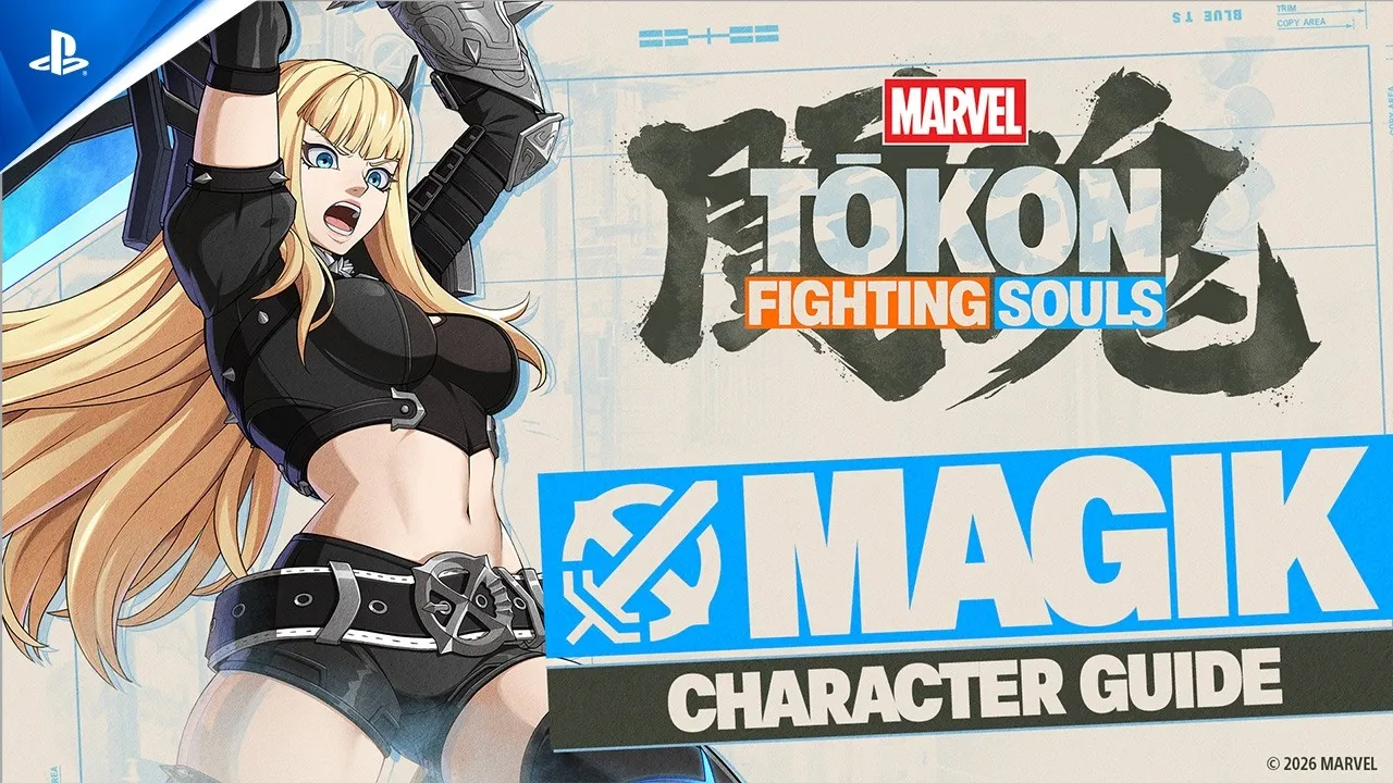 Magik in the official PlayStation Character Guide artwork